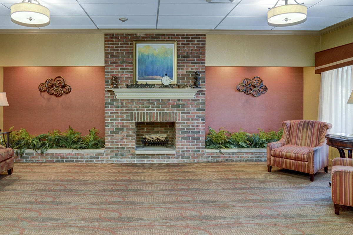The lobby of Unger Park Post Acute